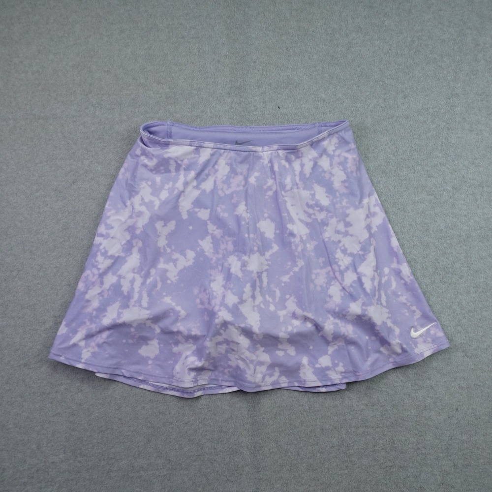 Nike Skort Womens XS Purple Tie Dye Athletic Skirt Dri-FIT Tennis